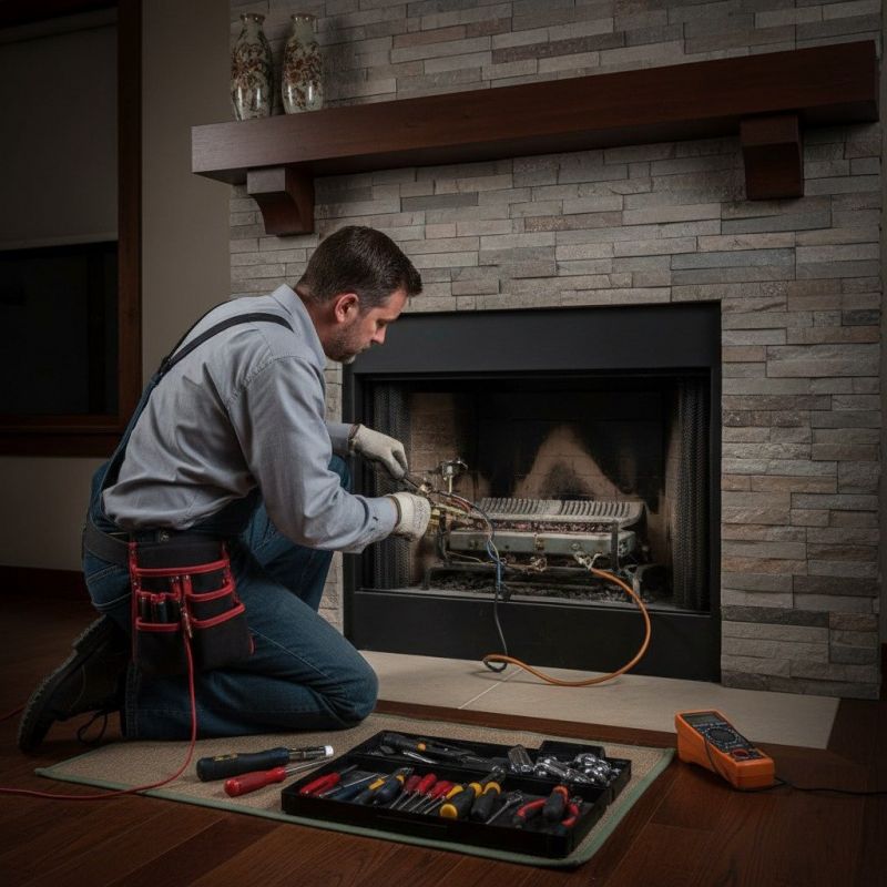 Local Fireplace Installation pros at work