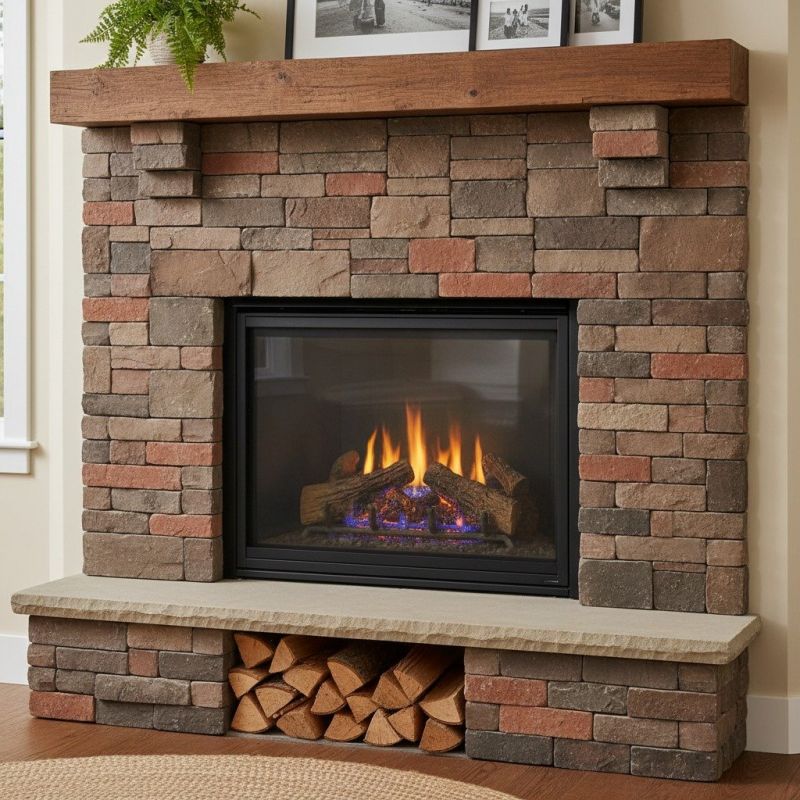 Benefits Of Brick And Stone Gas Fireplaces For Modern Homes